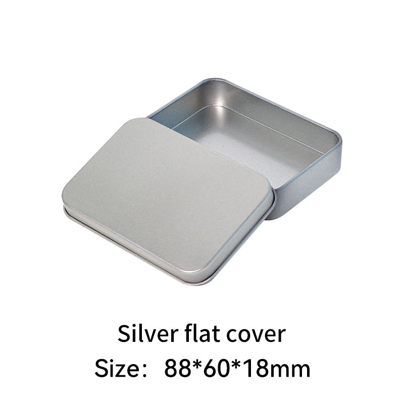 Rectangular metal storage tin with clear display window lid Bowlift