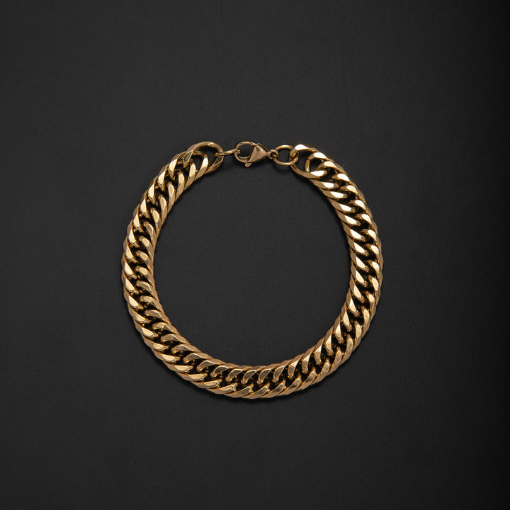 Chunky Metallic Curb Chain Necklace Bowlift