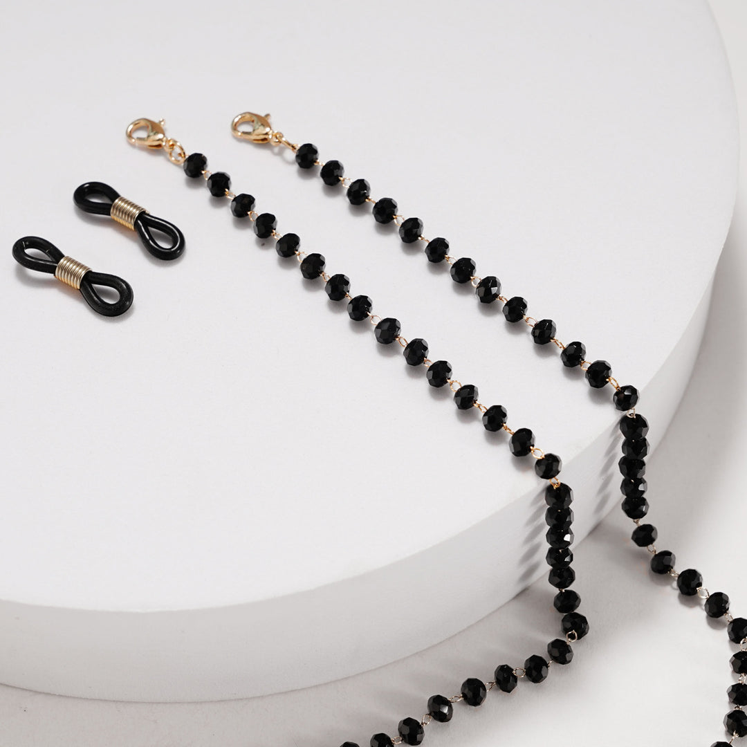 Elegant Beaded Eyewear Chain Bowlift