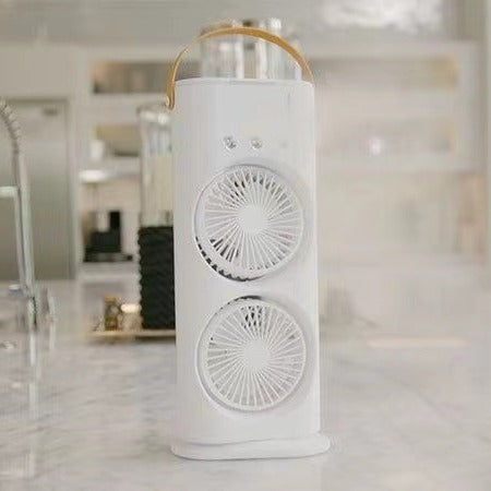 Double-Ended Spray Fan: Portable Air Cooler | Bowlift