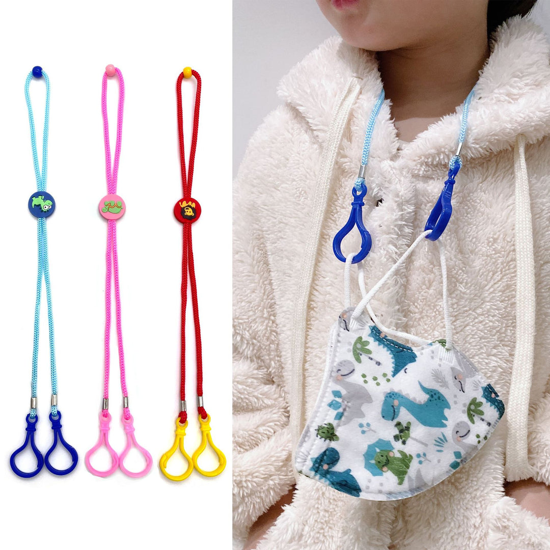Adjustable Eyewear Retainer with Fun Dinosaur Design Bowlift