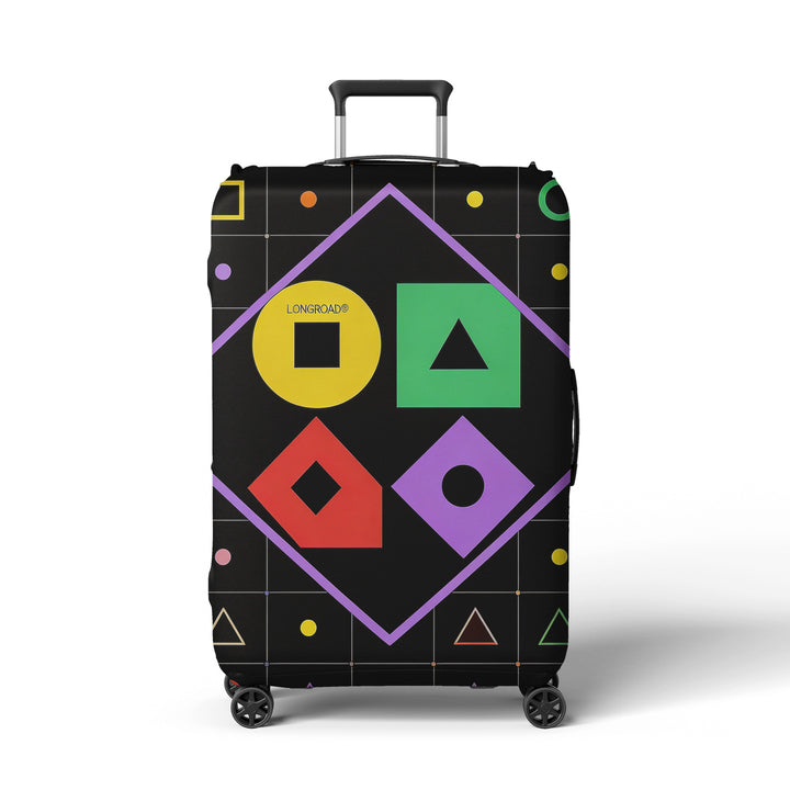 Ladies Luggage Protection with Modern Geometric Design Bowlift