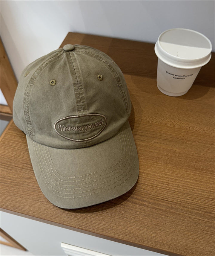 Men's Casual Distressed Cotton Baseball Cap Bowlift
