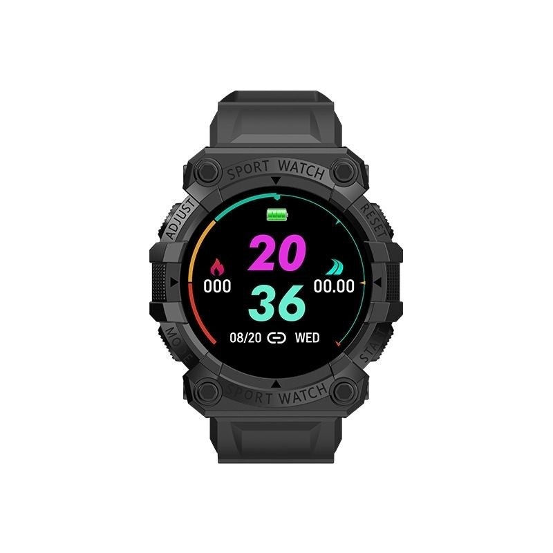 Rugged Sports Smartwatch with Continuous Heart-Rate Monitoring and Multi-Sport Fitness Tracking Bowlift