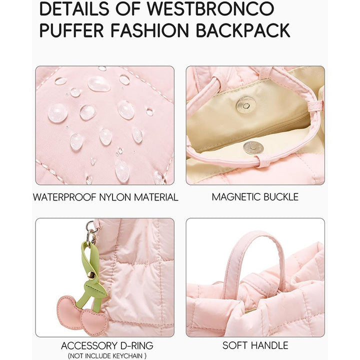 Modern backpack bag with practical drawstring opening Bowlift