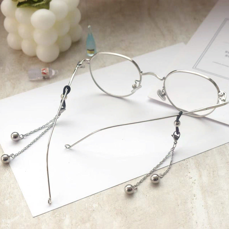 Dangle Earrings with Unique Chain and Bead Design Bowlift