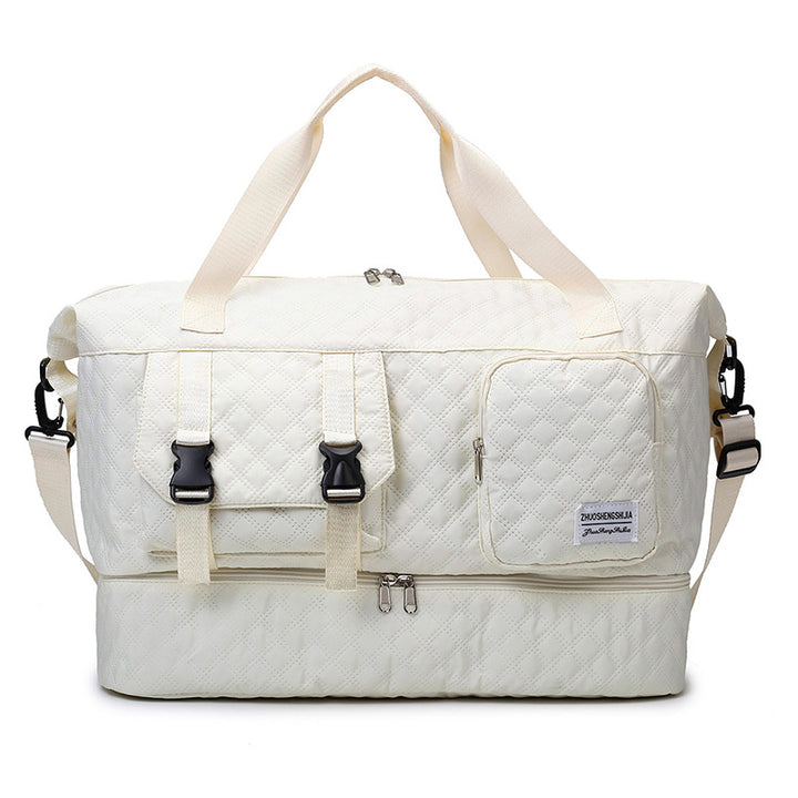 Premium Quilted Weekend Duffel Bag