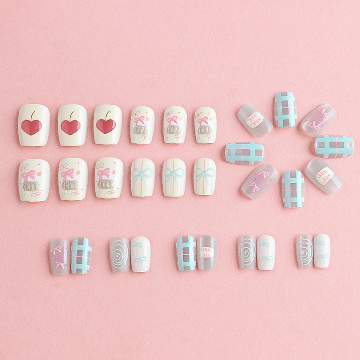 Cute Decorative Nail Art Set Bowlift