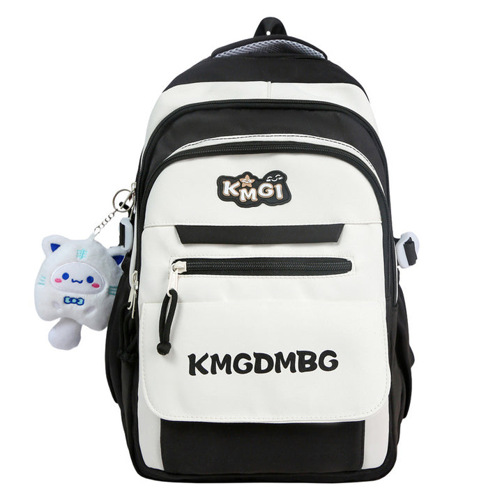 Cute Character Print School Backpack