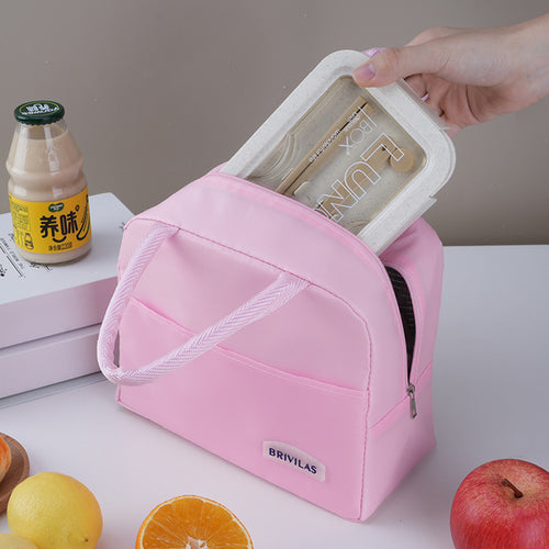 Insulated Lunch Tote with Multiple Pockets