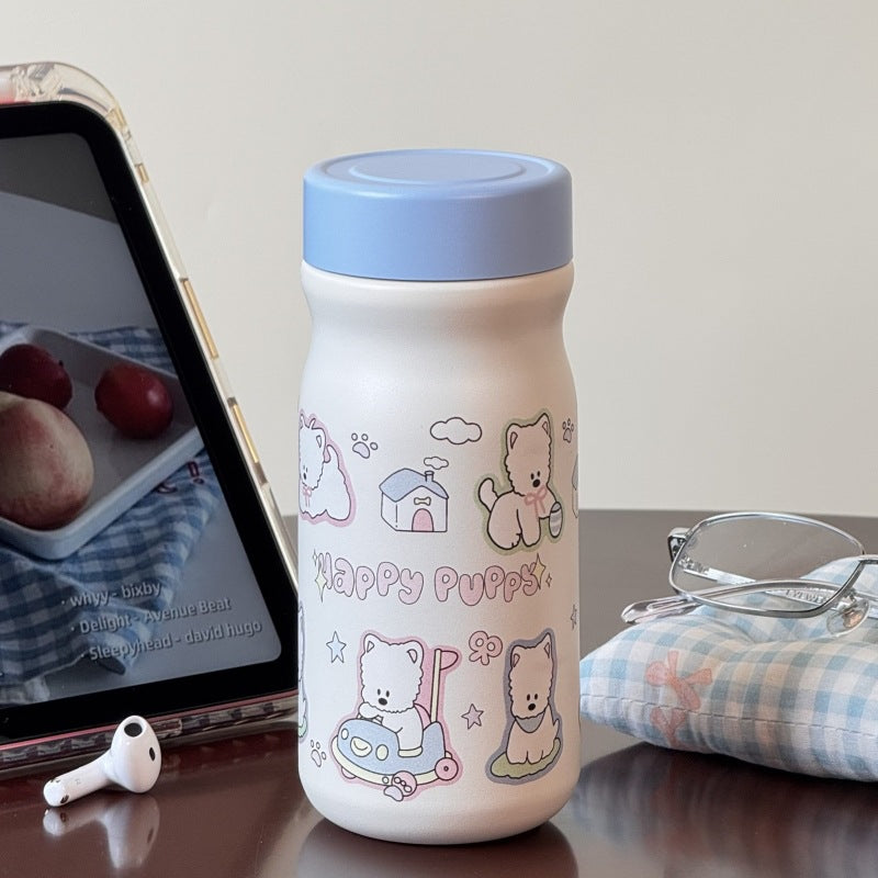 Ladies Insulated Drinking Bottle with Creative Animal Design Bowlift