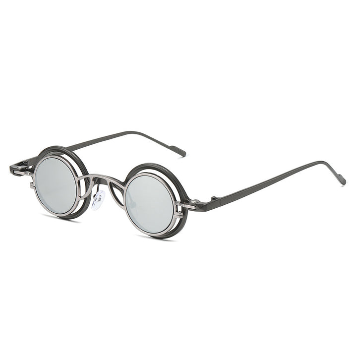 Fashion-Forward Circular Frame Sunglasses Bowlift