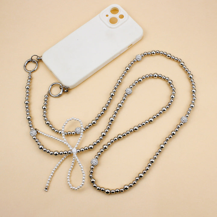 Elegant Pearl and Silver Necklace Bowlift