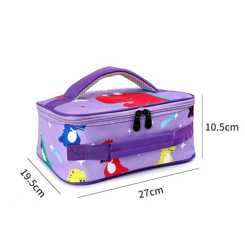 Cartoon-Themed Insulated Lunch Bag Bowlift