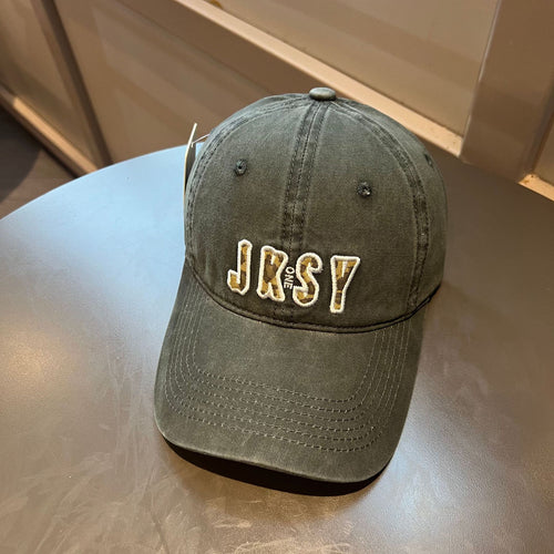 Distressed Cotton Adjustable Baseball Cap