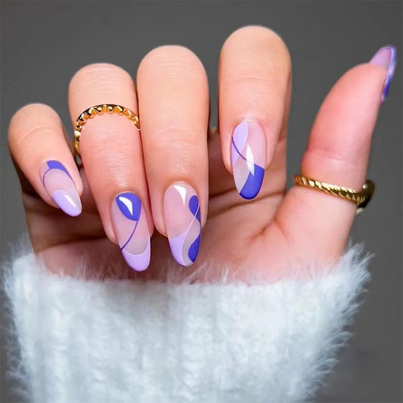 Artistic Nail Art with Elegant Color Gradients Bowlift