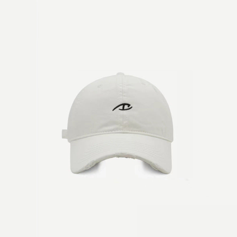Women's Distressed Casual Baseball Cap Bowlift