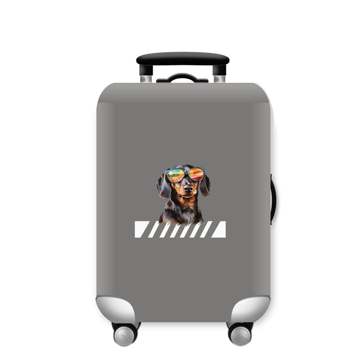 Unisex hard-shell suitcase with funny giraffe design Bowlift