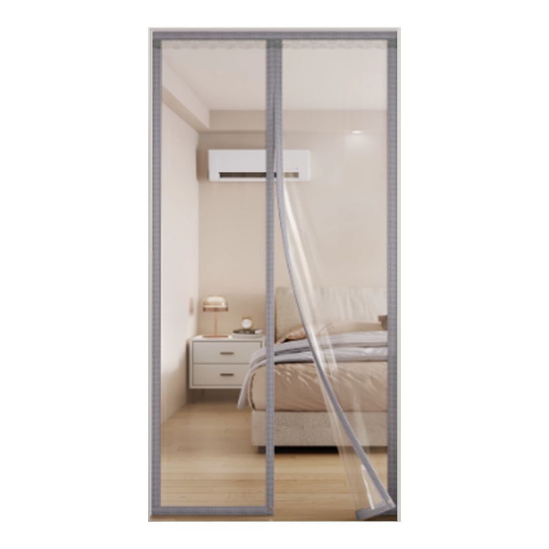 Women's Transparent Sliding Door Curtain Bowlift