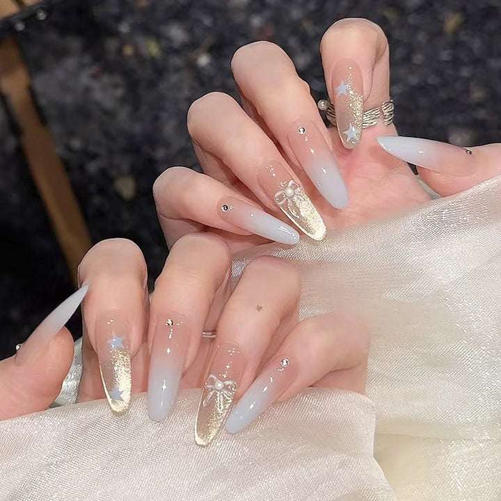 Elegant Nail Art Press-On Nails Bowlift