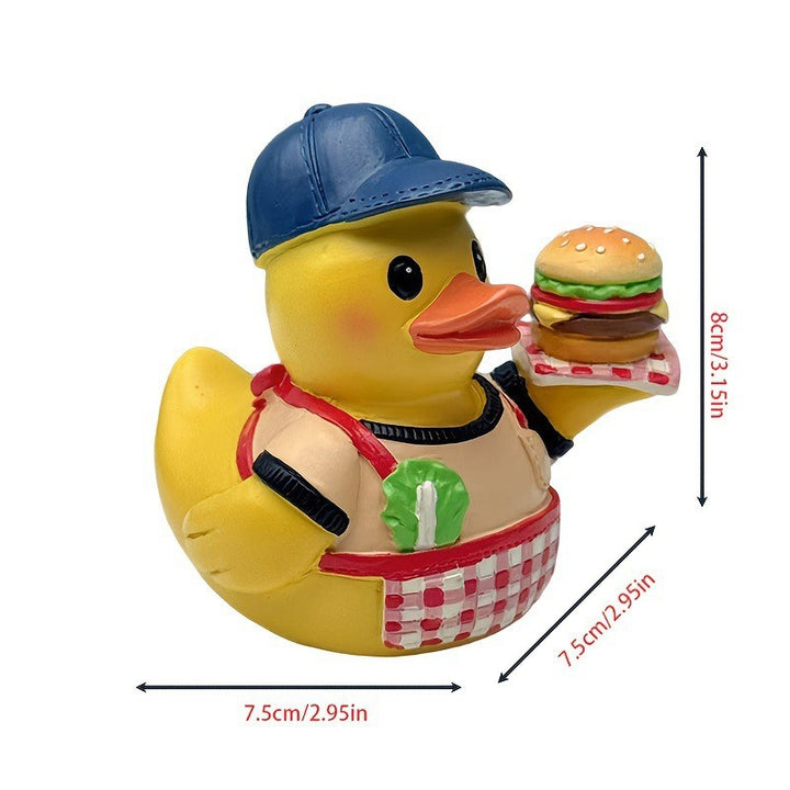 Funny Decor Rubber Duck with Sprinkles Bowlift