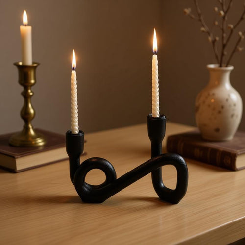Stylish Iron Candle Holder