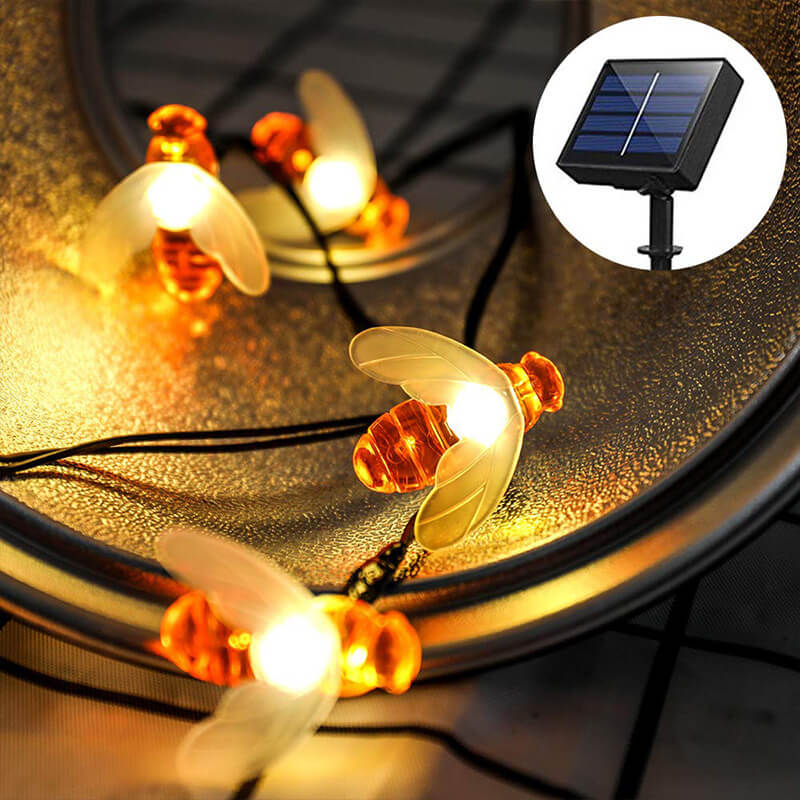 BowLift | Outdoor Solar Bees Waterproof LED Lights Festival Party Decoration String Lights