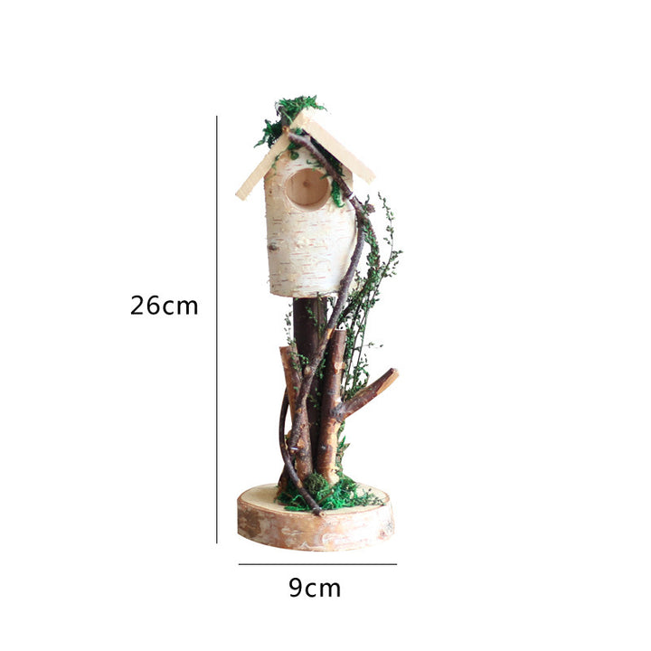Decorative Birdhouse made of Wood Bowlift