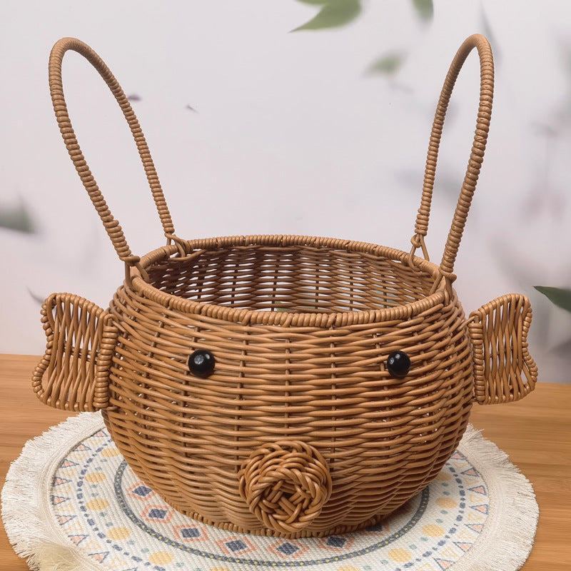 Women Diamond-shaped Handheld Basket Bowlift