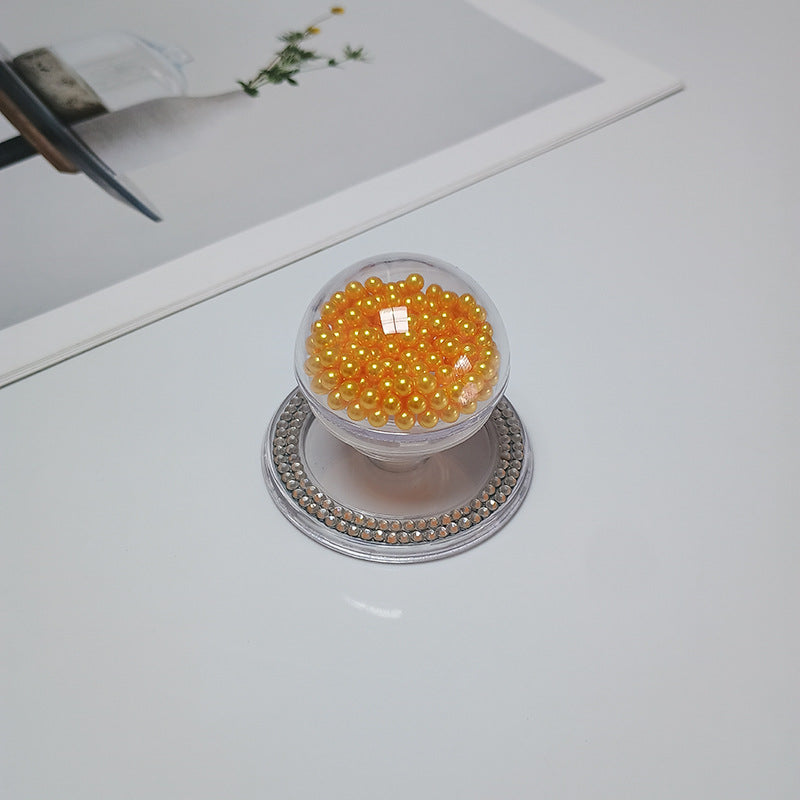 Decorative Beaded Cosmetic Mirror Bowlift