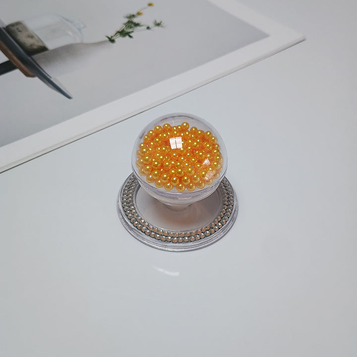 Decorative Beaded Cosmetic Mirror Bowlift