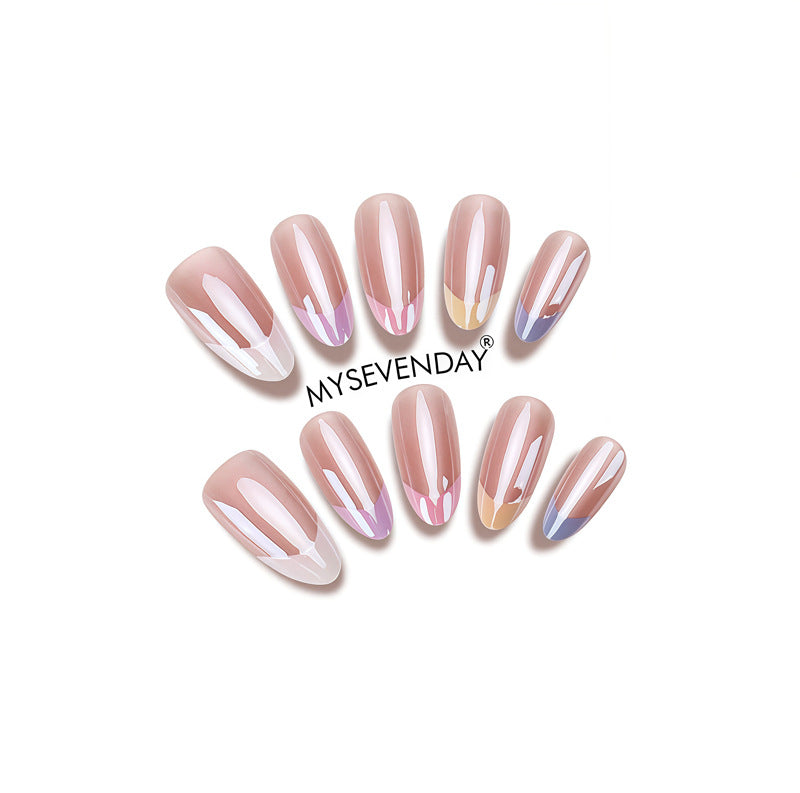 Trendy Ombre Press-On Nail Set Bowlift