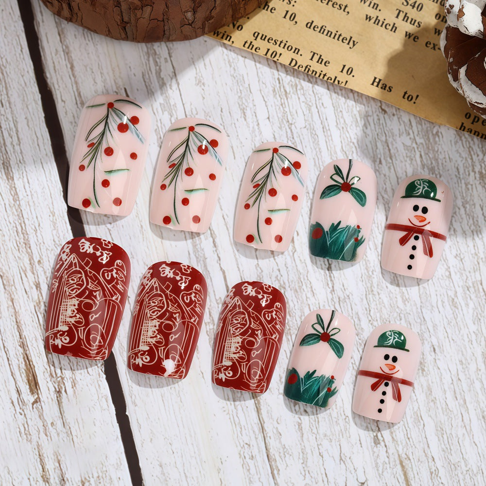 Creative Christmas Nail Design Set Bowlift