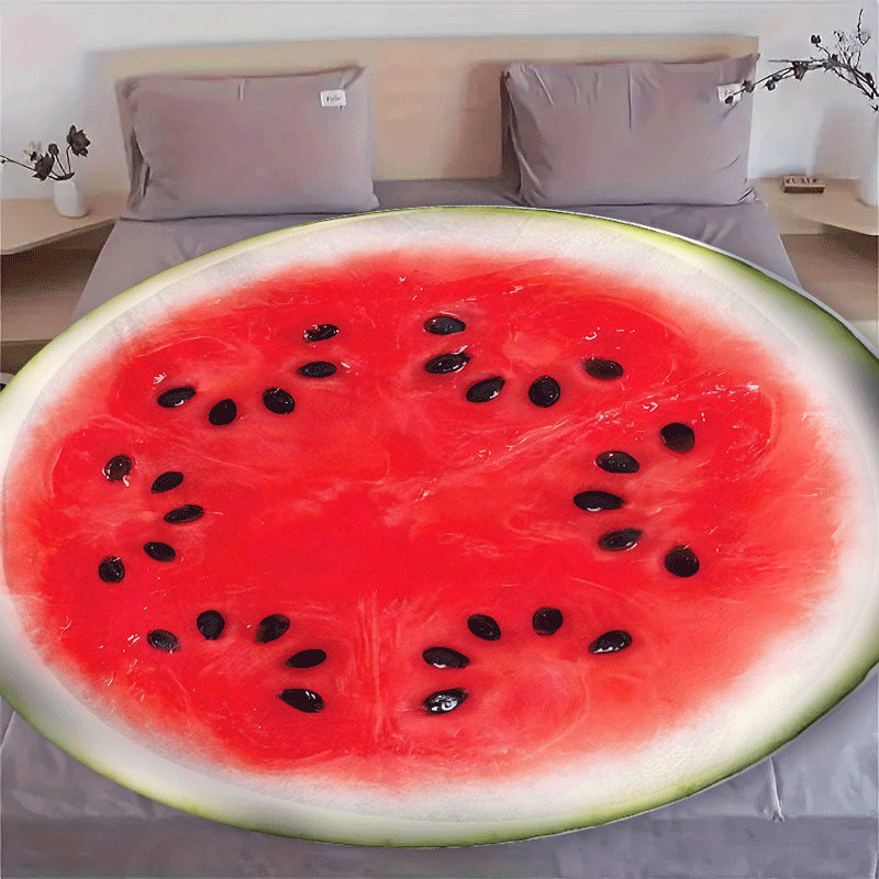 Fun Watermelon Slice Plush Throw Blanket