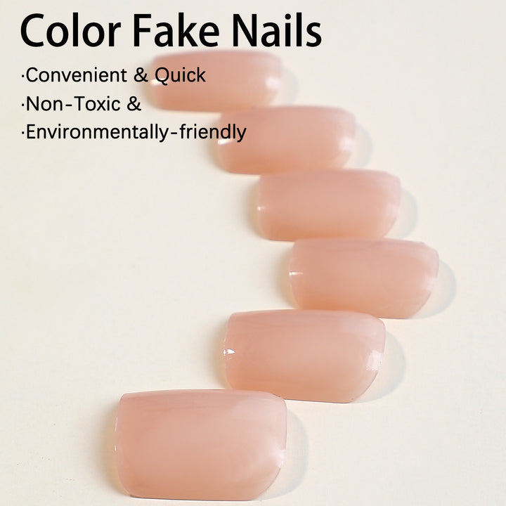 Acrylic nail set with elegant, natural finish Bowlift