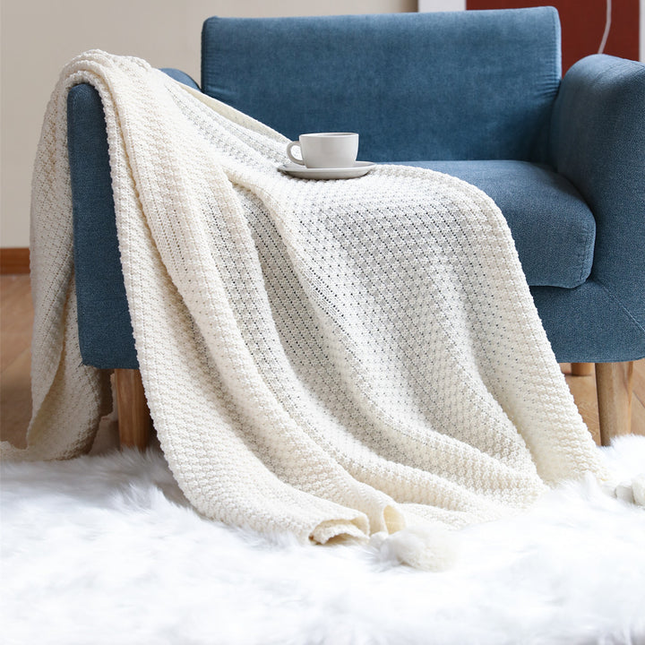Textured Decorative Throw Blanket