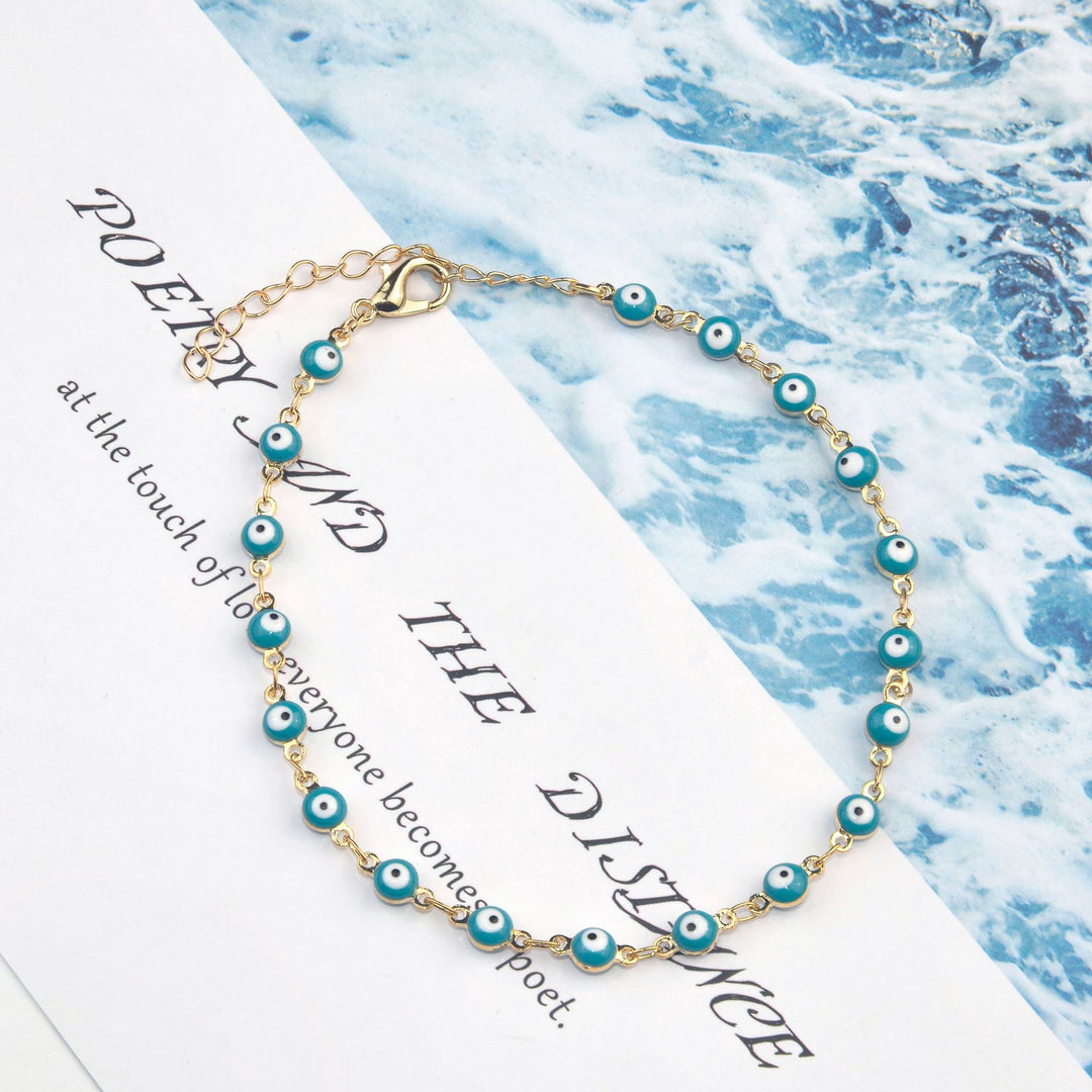 Decorative Eye Charm Anklet Bowlift