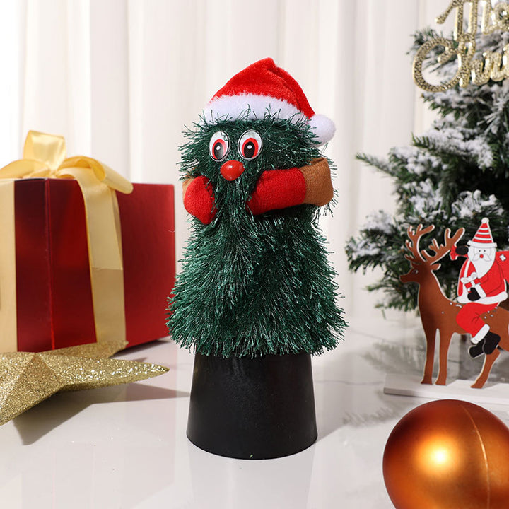 Whimsical Christmas Tree Figurine Bowlift
