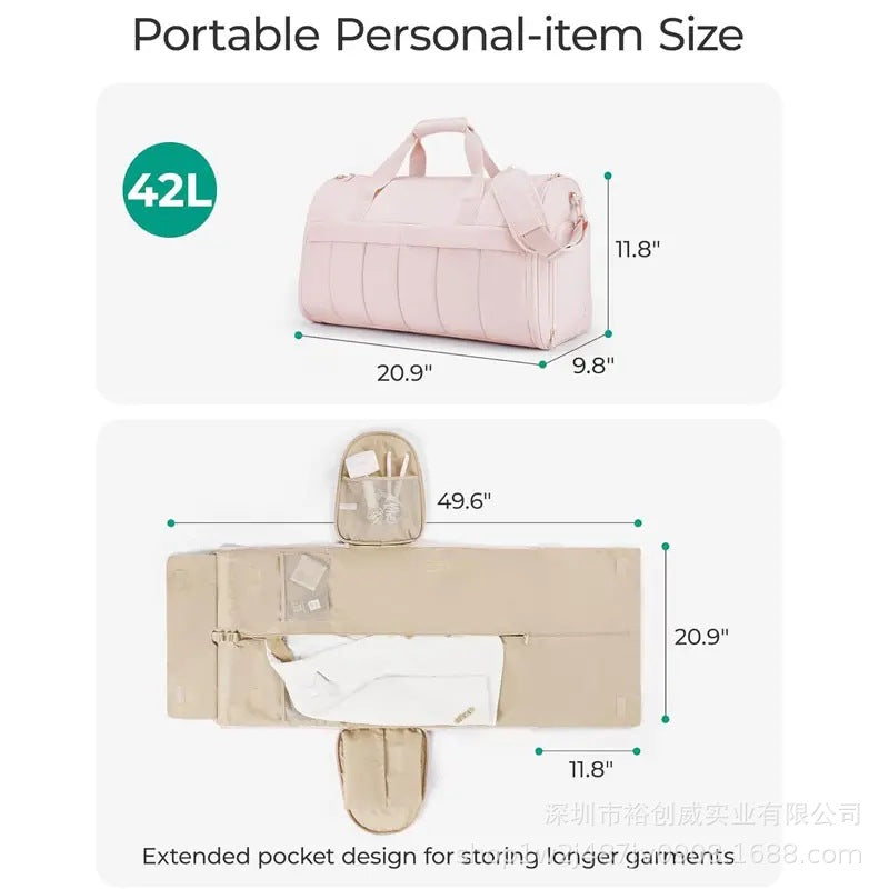 Professional Garment Travel Duffel Bag Bowlift