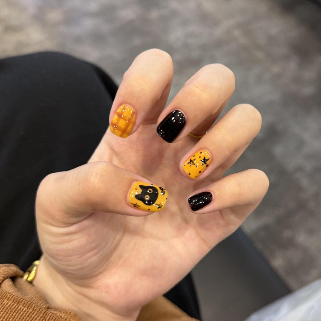 Creative Nail Art with Halloween Motif Bowlift