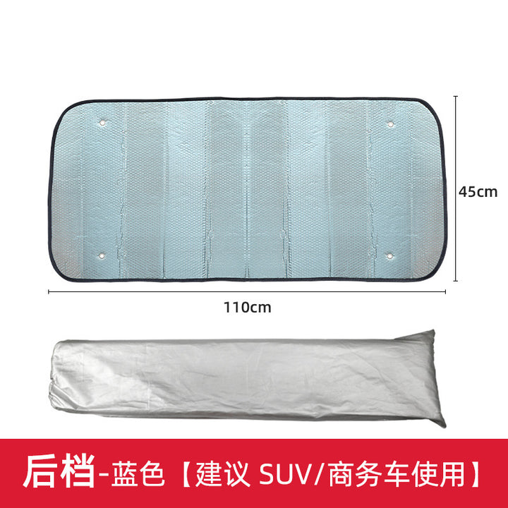 Unisex nan foldable car sunshade with reflective thermal insulation Bowlift