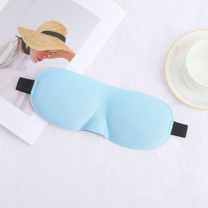 Unisex nan light-blocking travel mask with thermoformable nylon cover and wide comfort band Bowlift