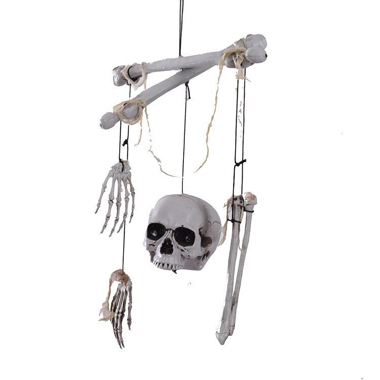 Creepy Hanging Skeleton Decoration Bowlift