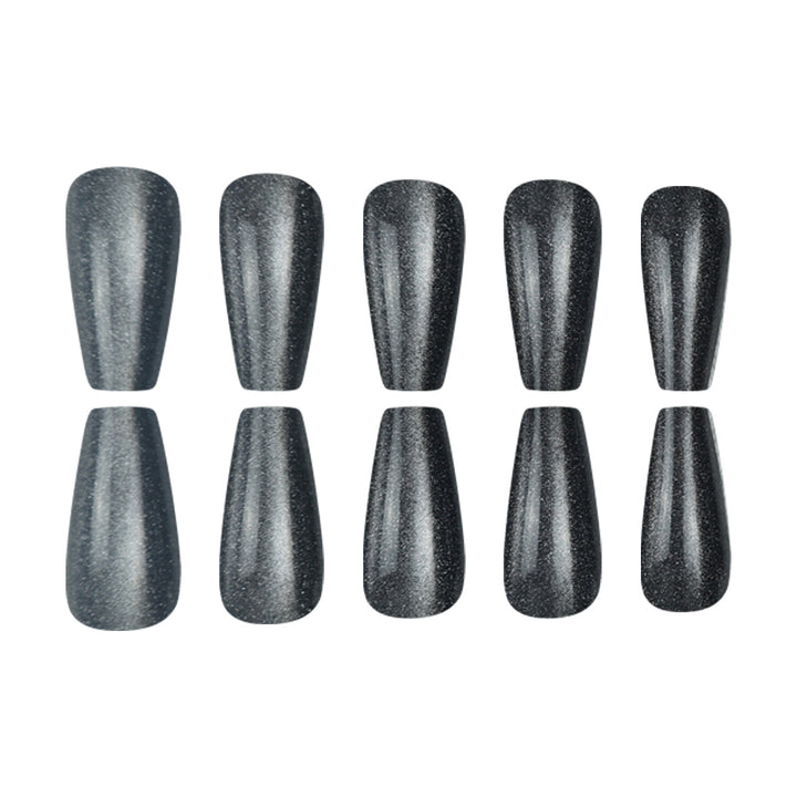 Glamorous Long Coffin Press-On Nails Bowlift