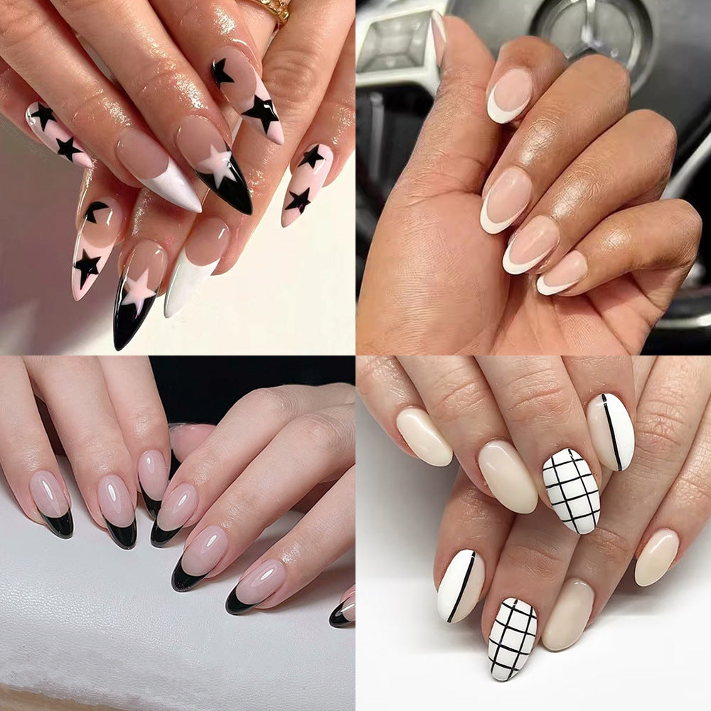 Creative Star-Patterned Nail Art Bowlift