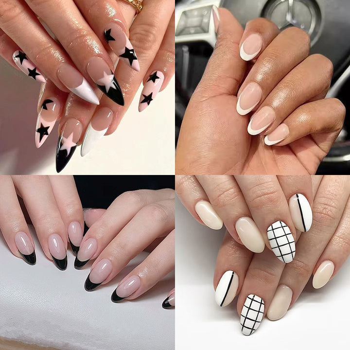 Creative Star-Patterned Nail Art Bowlift