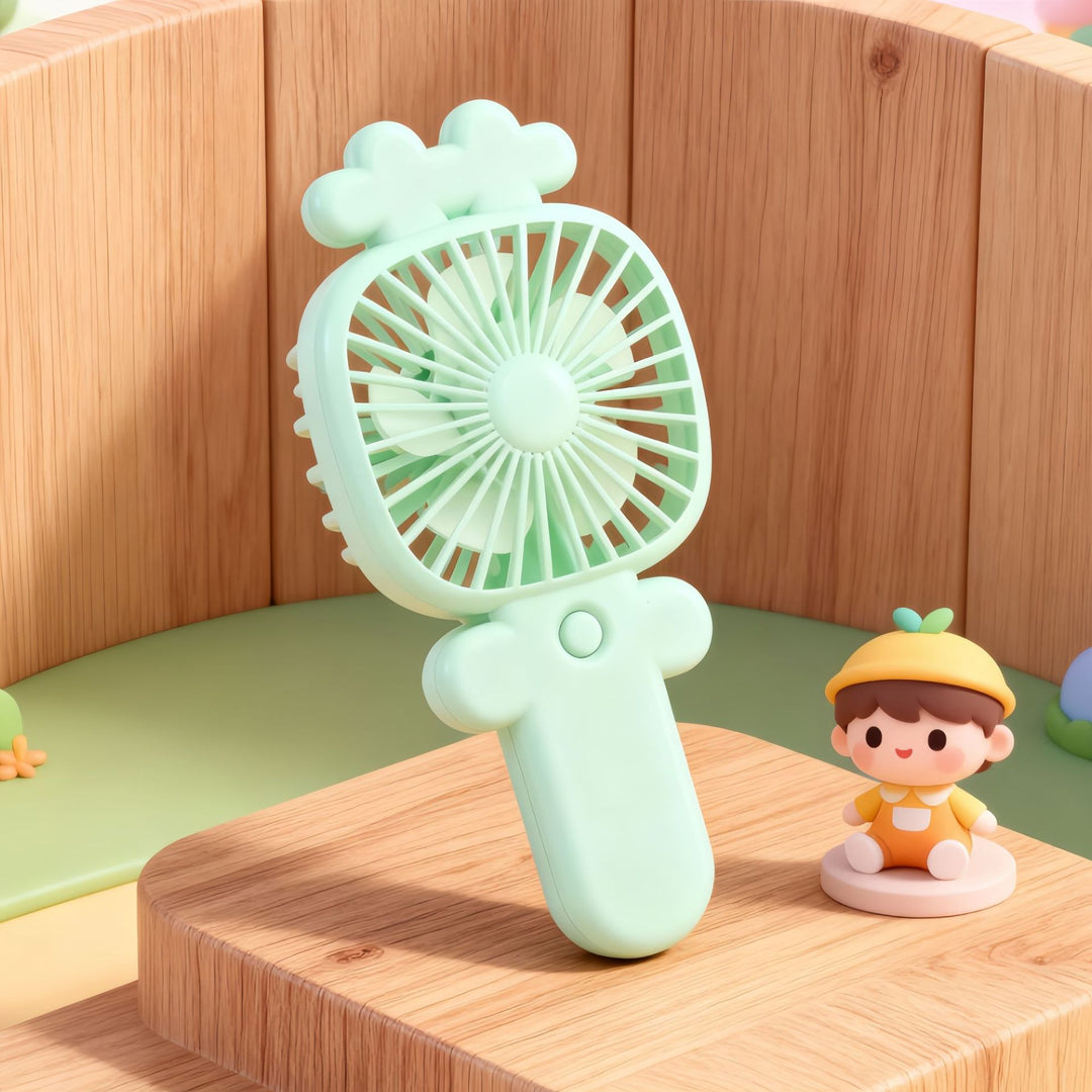 Ladies Portable Hand Fan with Ergonomic Design Bowlift