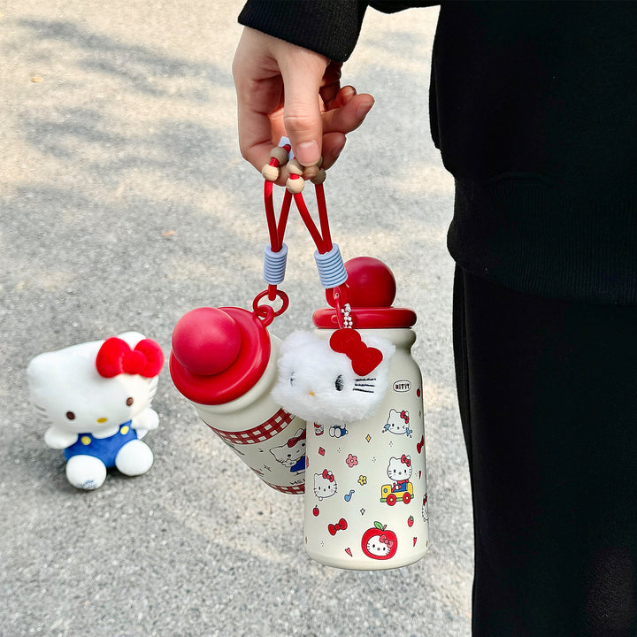Women Creative Water Bottle with Cute Pendant Bowlift