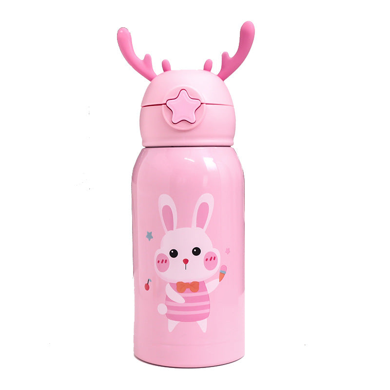 Insulated drinking bottle with funny rabbit design Bowlift
