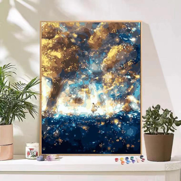 Scenic Mountain Landscape Art Canvas Print Bowlift